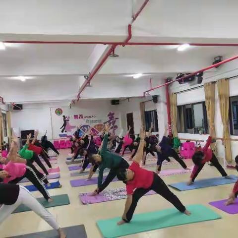 陵水县老年大学        学员喜欢学瑜伽