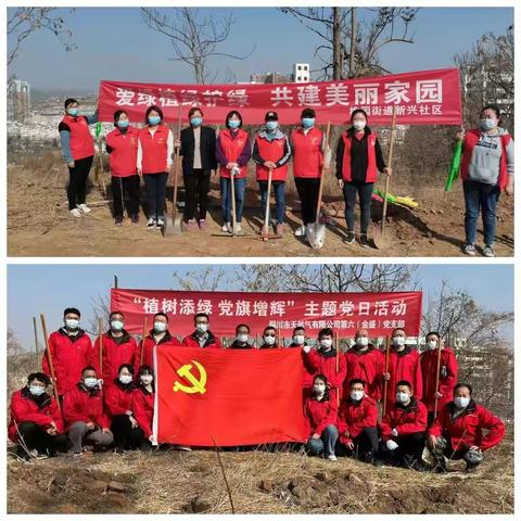桃园街道新兴社区开展“爱绿植绿护绿  共建美丽家园”植树节活动