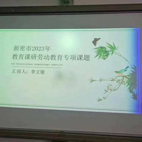 开题明方向，研究促成长——新密新区第三小学2023年教育科研专项课题报告会