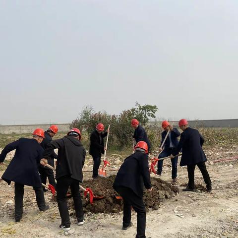 南阳市城乡一体化示范区李营小学举行新建教学楼奠基仪式