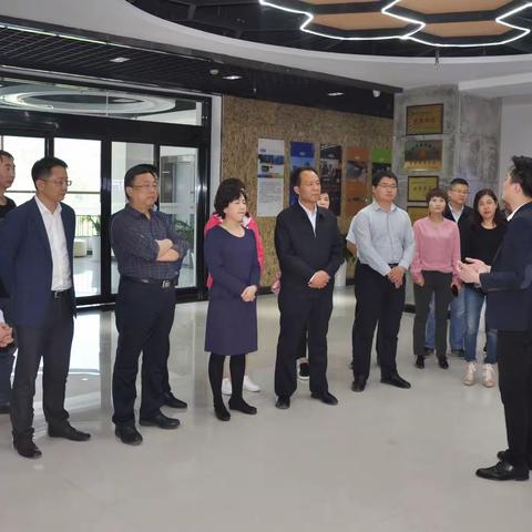 宝鸡市金台区政协毛秋梅主席一行考察我区陕西颐高新经济产业园