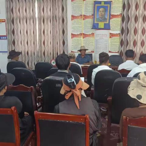 充古乡各汝村一周工作动态