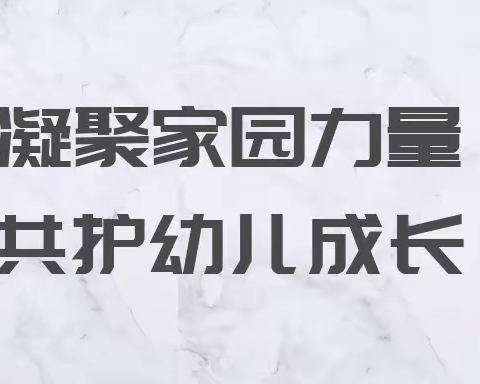 凝聚家园力量，共护幼儿成长 ｜ 东源乡第二中心幼儿园第四届家委会