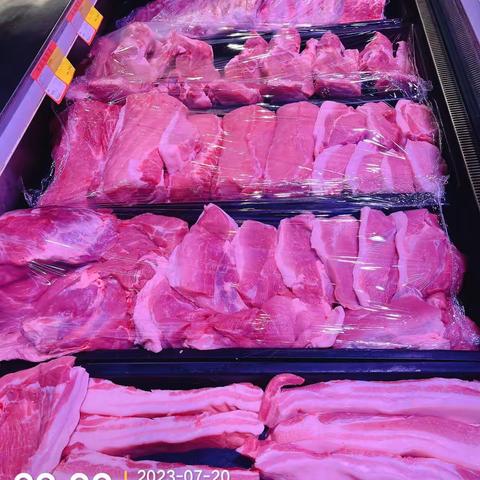 洲际花园店7.20生鲜陈列