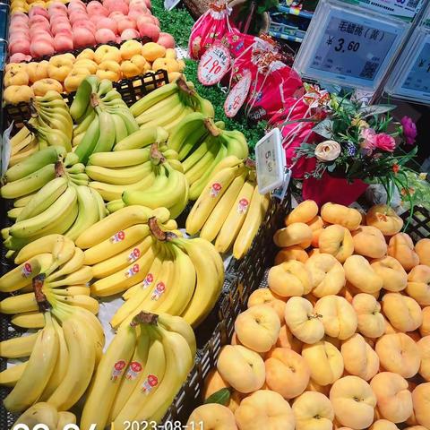 洲际花园店8.11日生鲜陈列