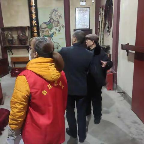 茶亭街道广安社区开展春节前宗教场所安全检查