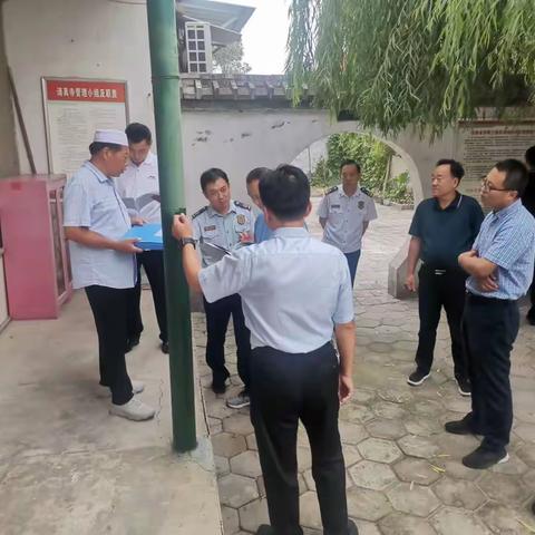省民委、省安全消防来清真寺调研