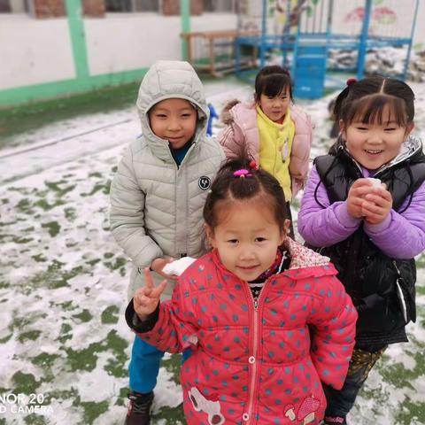 西小王镇小屯幼儿园 《开心打雪仗》😊
