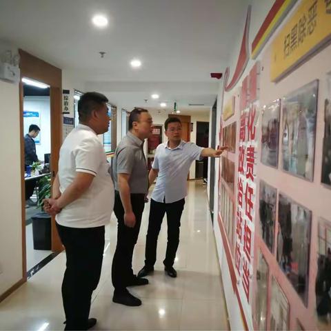 长延堡街道党工委副书记王凯检查扫黑除恶专项斗争开展情况