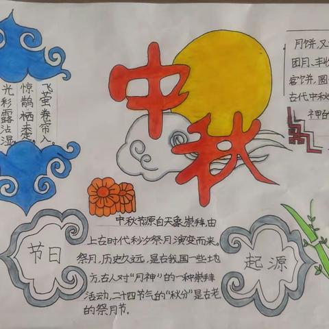 “晓中秋  知习俗  扬传统”       小寺沟镇中心小学【我们的节日·中秋】系列活动