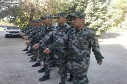 兴十四村开展军民共建打造标准化民兵训练基地