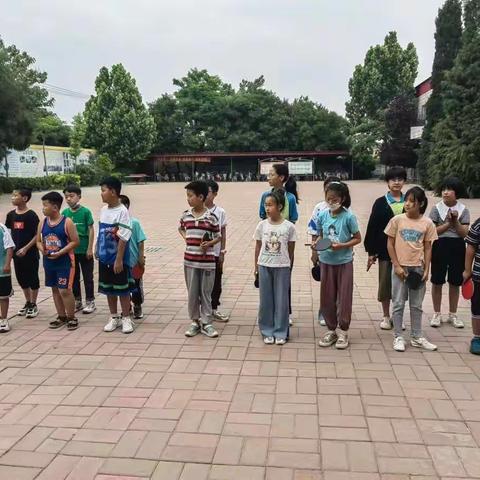 “乒乓有形，快乐无限”——大张庄小学第二届乒乓球比赛