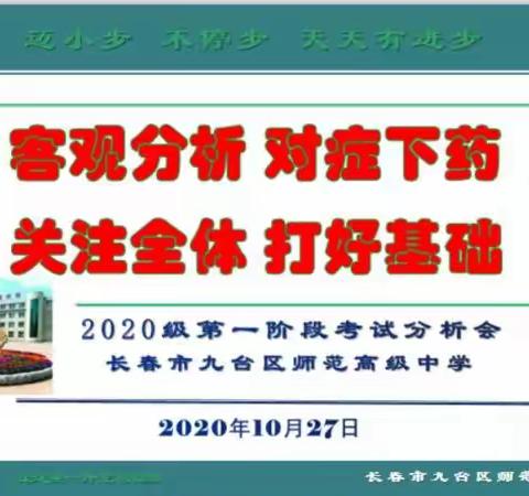 科学分析，精准发力——师范高中第一次月考质量分析