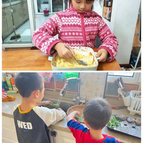 萌娃展厨艺 云端秀美食