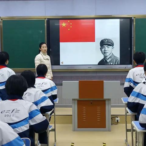 安阳县第二高级中学附属初中少先队举行“学习雷锋好榜样  争做时代好少年 ”活动