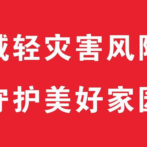 庐江支行开展防灾减灾日主题宣传活动