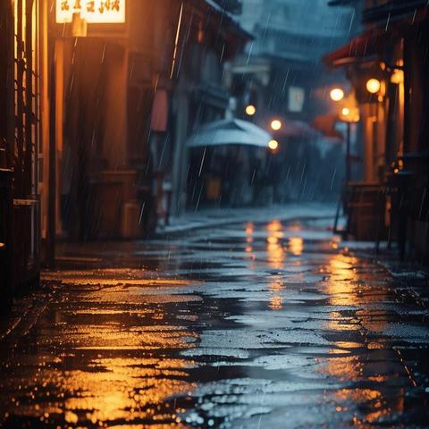 夜雨晴早