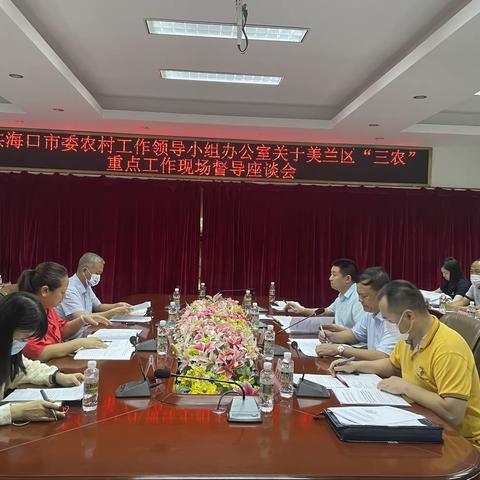 海口市委农办开展“三农”重点工作现场督查
