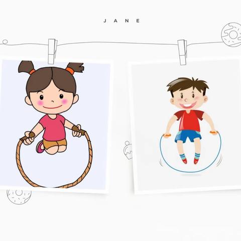 小朋友们，快来跳绳啦😊