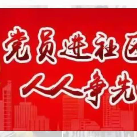 基础党支部党员“双报到” 志愿服务活动暖人心