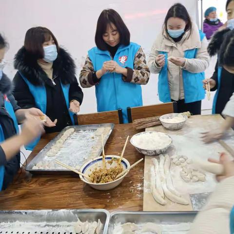 阴阳赵镇敬老院“小年送温暖”社区活动