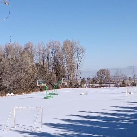 雪入校园作飞花，党员教师践使命—— 记丰乐镇寄宿制小学党员教师扫雪活动