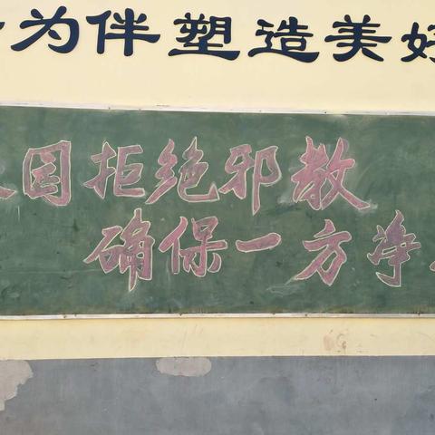 阳邵乡阳邵集小学开展“相信科学，远离邪教”系列活动