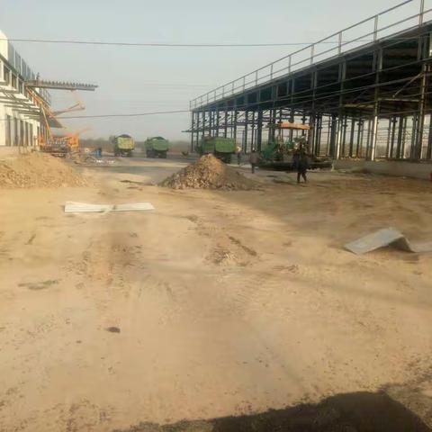 11月8日中铂物流园施工现场