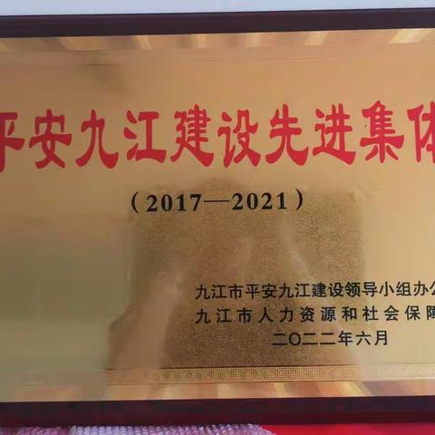 凝聚平安合力 共享和谐安宁——琵琶亭学校喜获平安建设先进集体称号