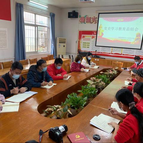 团范小学党支部党史学习教育总结会