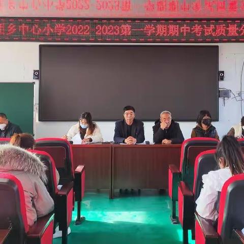 精准分析，凝心聚力——长岭县三团乡中心小学2022-2023第一学期期中考试质量分析会