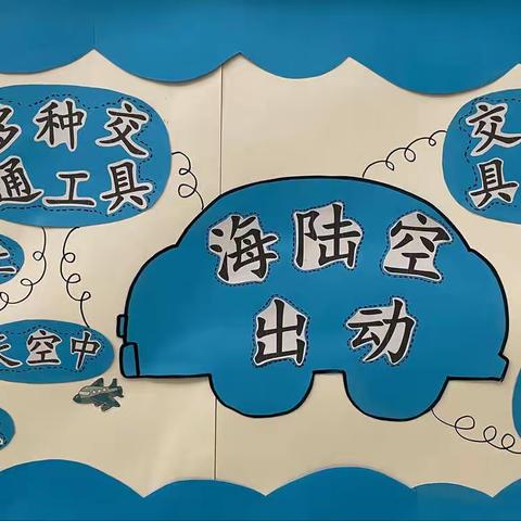 怀德幼儿园中三班3月主题活动——《海陆空出动》