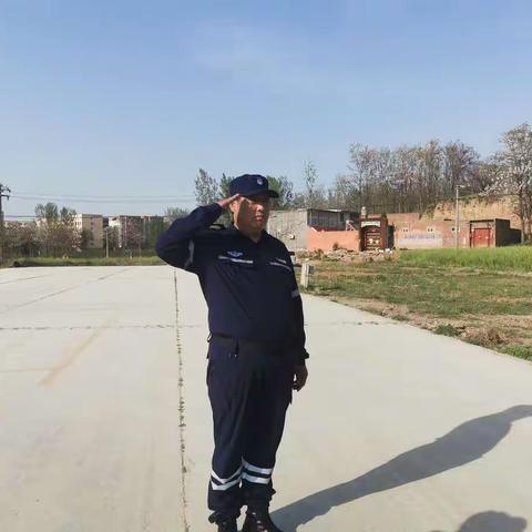 新安县义警队磁涧义警中队在为打造一只优秀的，全心全意为人民服务的队伍而努力的集训中。
