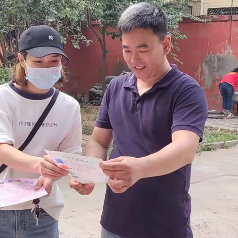 南长街道办事处 槐安西路居委会开展垃圾分类宣传活动