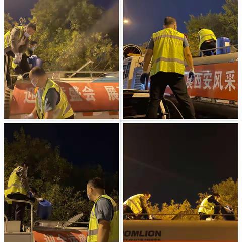 城市消杀，共同防疫。“无死角、无盲区、全覆盖”！——长安区郭杜环境卫生服务站夜间消杀工作