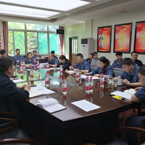 污水公司纪委书记王震带队到中水公司进行一季度考核
