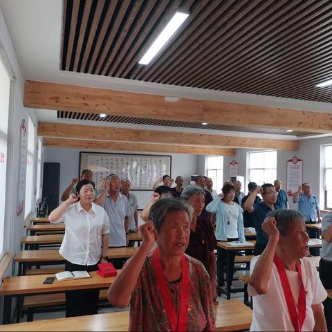 兰考县公共资源交易中心第一党支部结对坝头镇张庄村党支部开展5+N主题党日活动