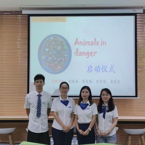 六年级英语组PBL项目式学习《Animals in danger》启动啦