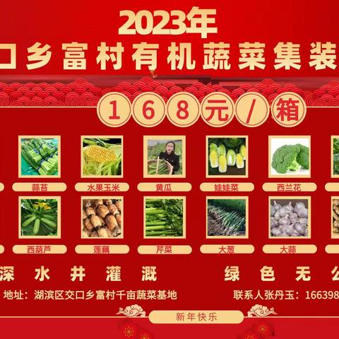 2023年春节“交口乡富村有机蔬菜集装箱”——火热预订中