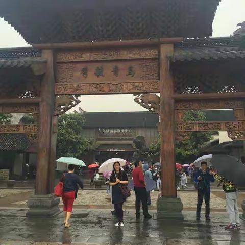雨中乌镇