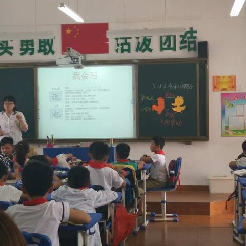 示范区第二学区“青蓝活动”纪实——回族小学方玉梅老师执教《小公鸡和小鸭子》（副本）