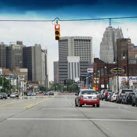 2013年底特律市中心区域探险记