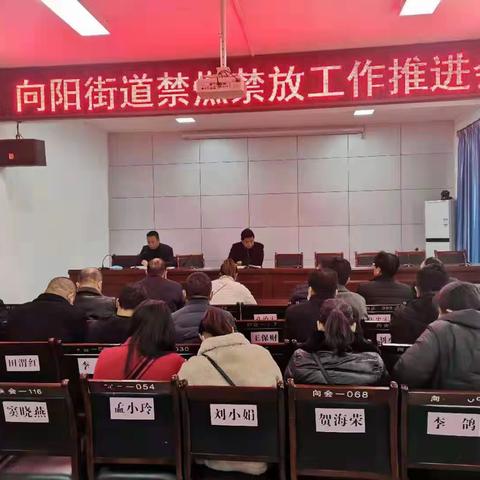 向阳街道持续发力推进禁燃禁放工作