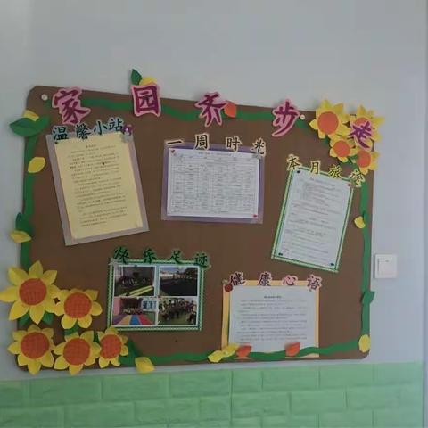 凉城二幼开展“家园联系栏观摩评比”活动