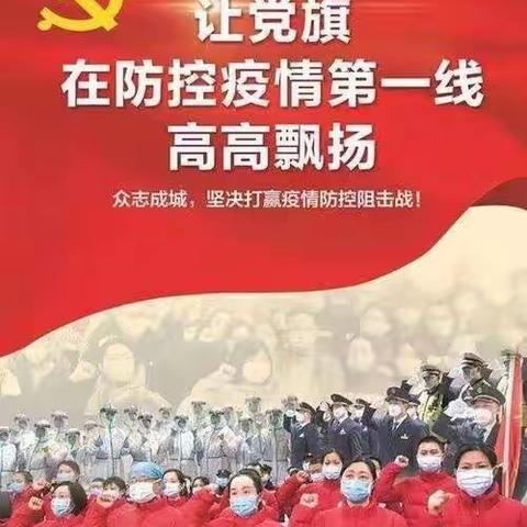 让党旗在防控疫情第一线高高飘扬——七十三团中学党员突击队在行动