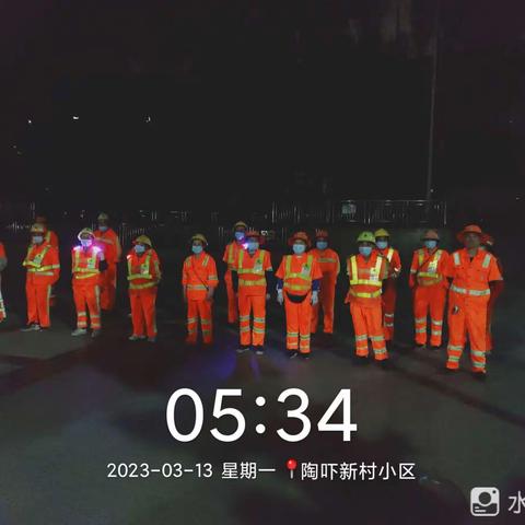 六片区3月13日工作日常