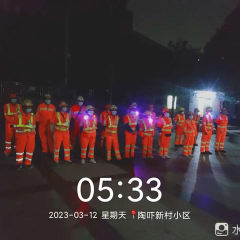 六片区3月12日工作日常