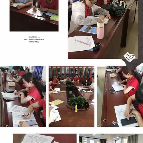 学师德师风   养师之仁爱——七坊中学语文教师科组活动剪影