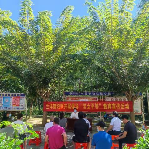 兰洋镇妇联开展倡导“男女平等”教育 宣传活动