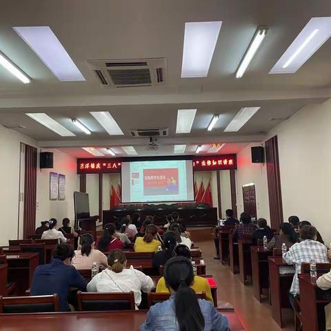兰洋镇开展庆“三八”暨“喜迎省运会，巾帼共助力”法律知识讲座